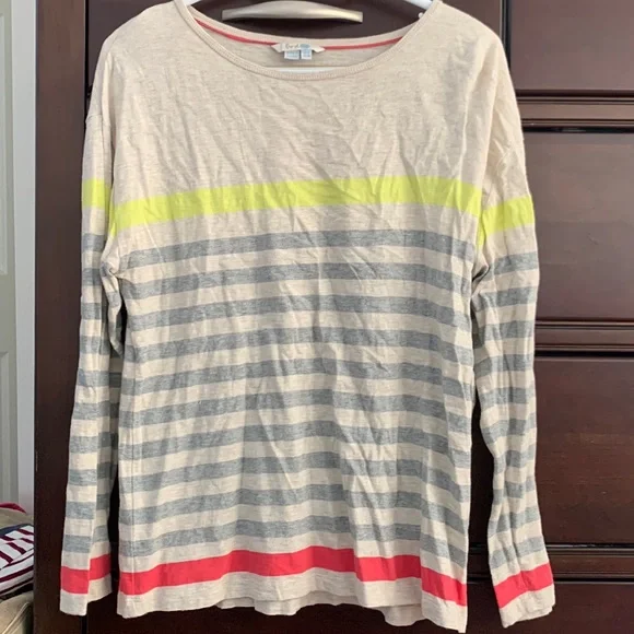 Boden long-sleeve Breton top - Picture 1 of 6